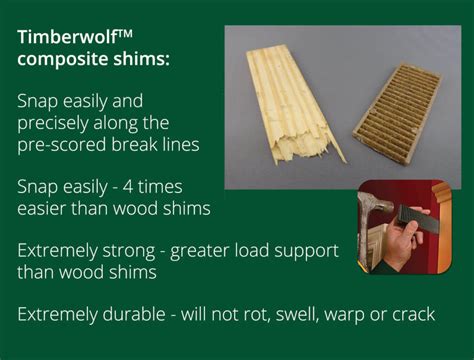 Timberwolf Shims