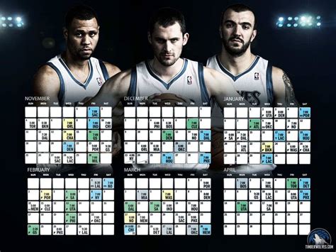 timberwolves basketball schedule 2023