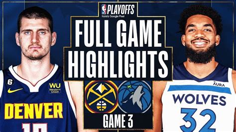 timberwolves v nuggets game 3 tickets 2022