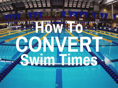 Time Converter Swimming: A Convenient Tool For Swimmers