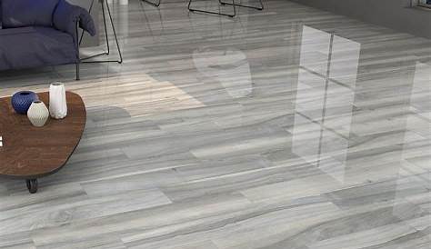 European Tiles Time Amani Grey 60X60 Gloss Porcelain Rectified Tile