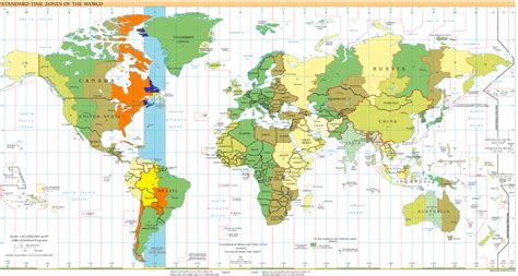 USA Time Zone Map templates Free PowerPoint Template