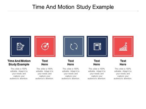 time and motion study example ppt