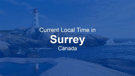 time at surrey canada