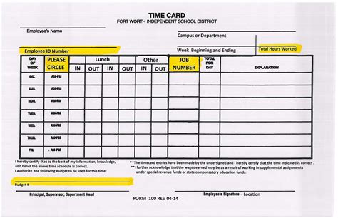 90Pcs Monthly Time Clock Cards Payroll For Employee Attendance Bundy