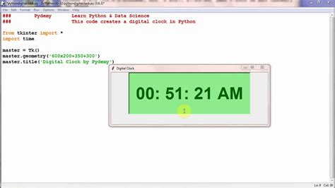 Time Clock In Python 3 9
