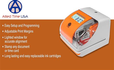 Time Clock With Date Stamp