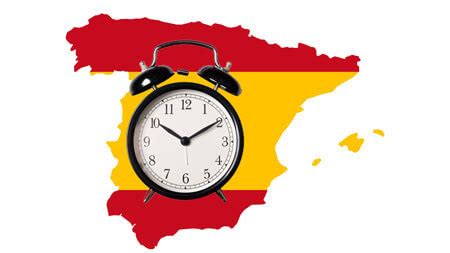 time difference between spain and london