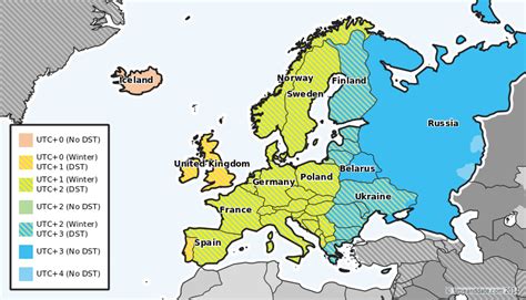 time difference est to norway