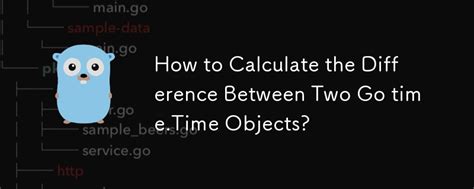 Time Difference Golang