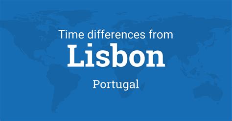 time difference in lisbon