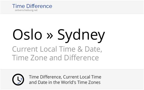 time difference oslo and new york