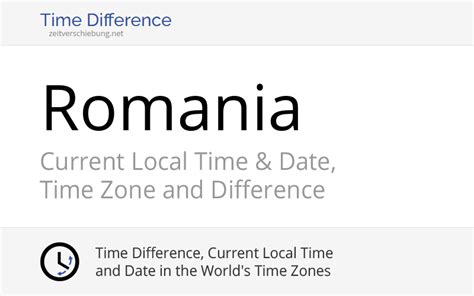 time difference romania uk