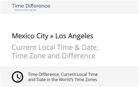time difference with mexico