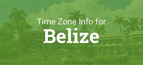 time in belize time