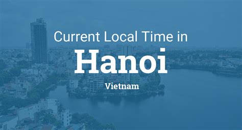 time in hanoi vietnam