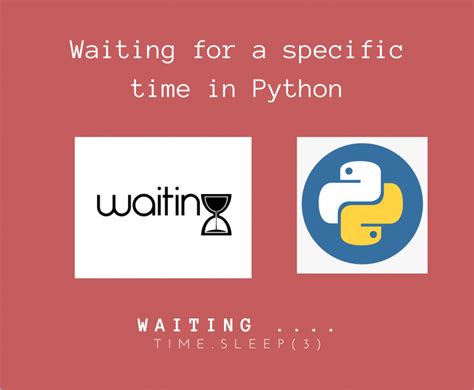 Time In Python Wait