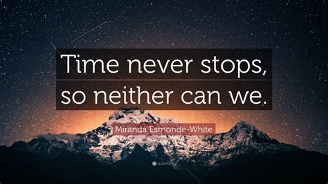 Time Never Stops
