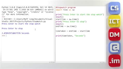 Time Stopwatch Python