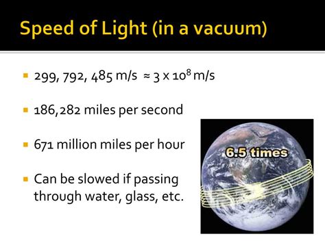 Time Vacuum Speed Of Light