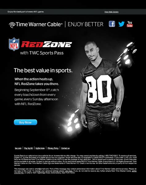 time warner cable football package