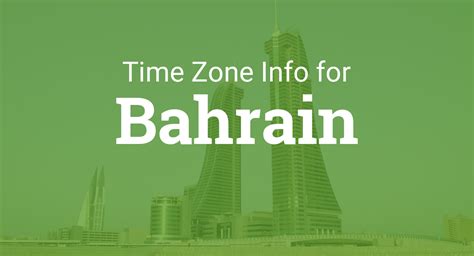 time zone for bahrain