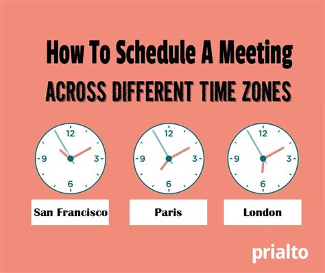 time zone meeting planning