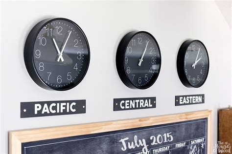 Time Zone Wall Clock Labels