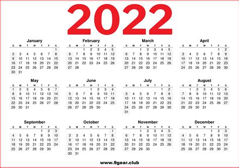 timeanddate com calendar 2022