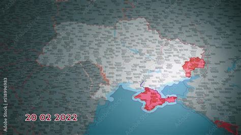 timelapse ukraine war map