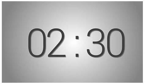 Timer 2 Minutes 30 Seconds Minute YouTube YouTube