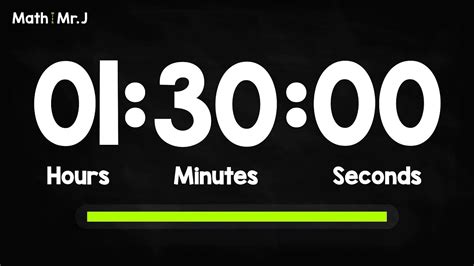 timer 1hr 30 minutes