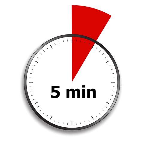 timer clock 5 minutes