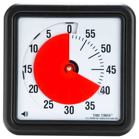 Timer Clock Black
