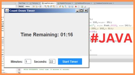 Timer Clock Java