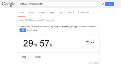 timer countdown google