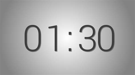 timer for 1 minutes and 30 seconds