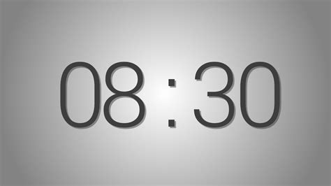 timer for 8 minutes and 30 seconds