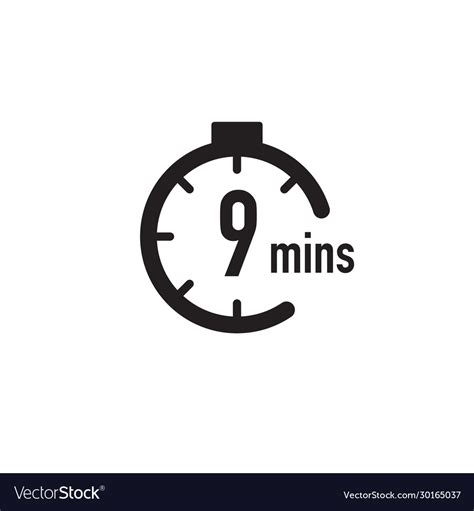 timer of 9 minutes