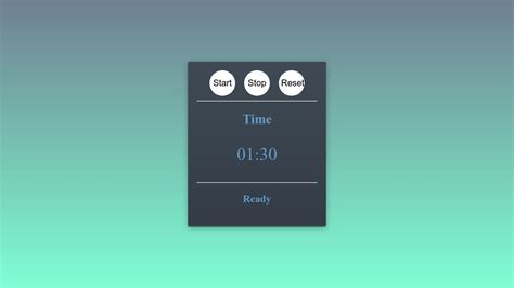 Timer React Codepen
