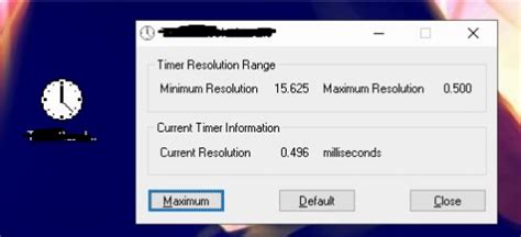timer resolution 2.0