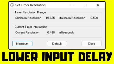 timer resolution exe reddit