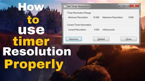 timer resolution safe download reddit