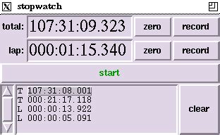 Timer Stopwatch For Linux