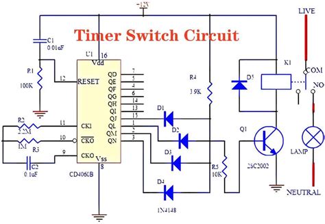 Timer Switch Circuit Design