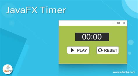 Timer Using Javafx