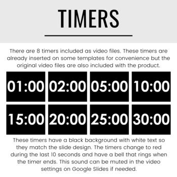 Timers To Add To Google Slides