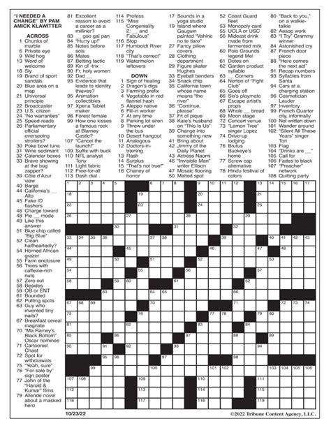times crossword