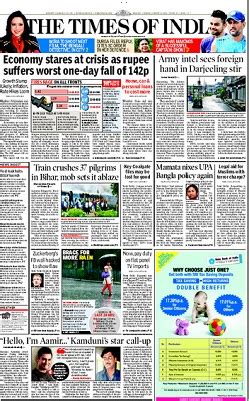 times of india kolkata editor