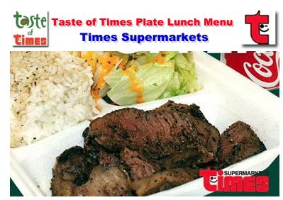 times supermarket kailua menu